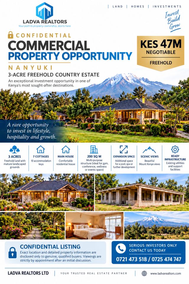 Prime Commercial Opportunity: 3-Acre Mature Country Estate with 200 SQ